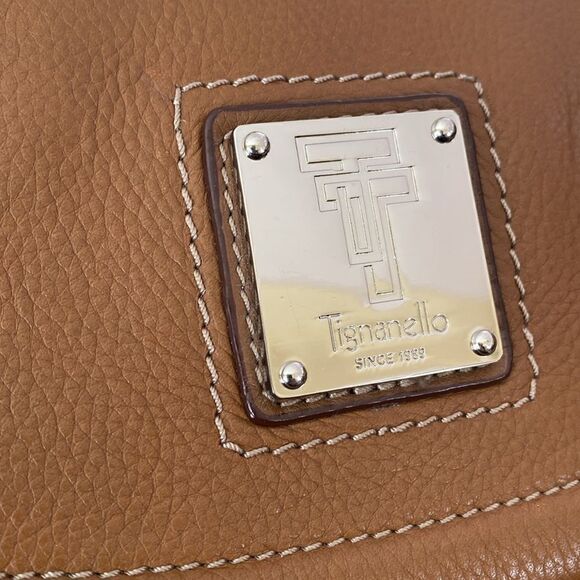 Tignanello Leather Organizer Shoulder Bag - Picture 9 of 14